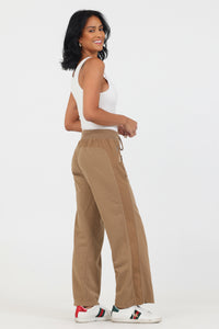 Ultimate Wide Leg Joggers - Caramel