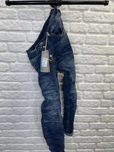 Denim 4 Button Hole Detail Jeans