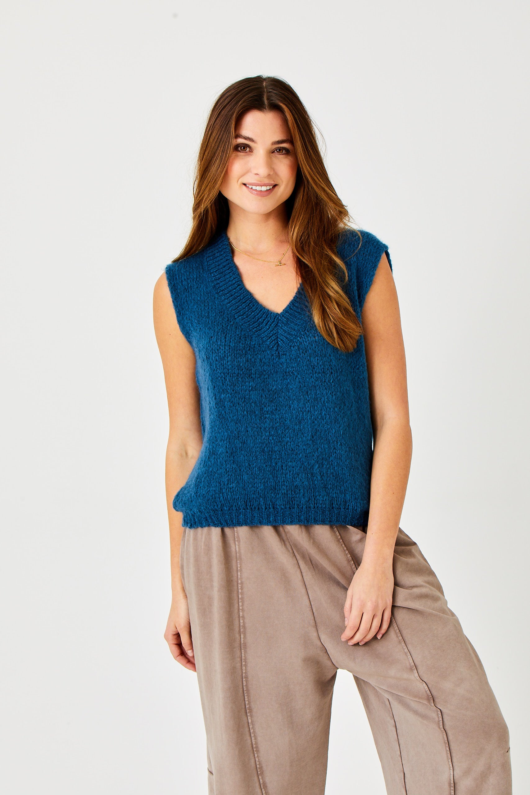Soft Knit V-Neck Tank