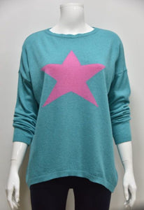 Cashmere & Wool Mix Star Jumper