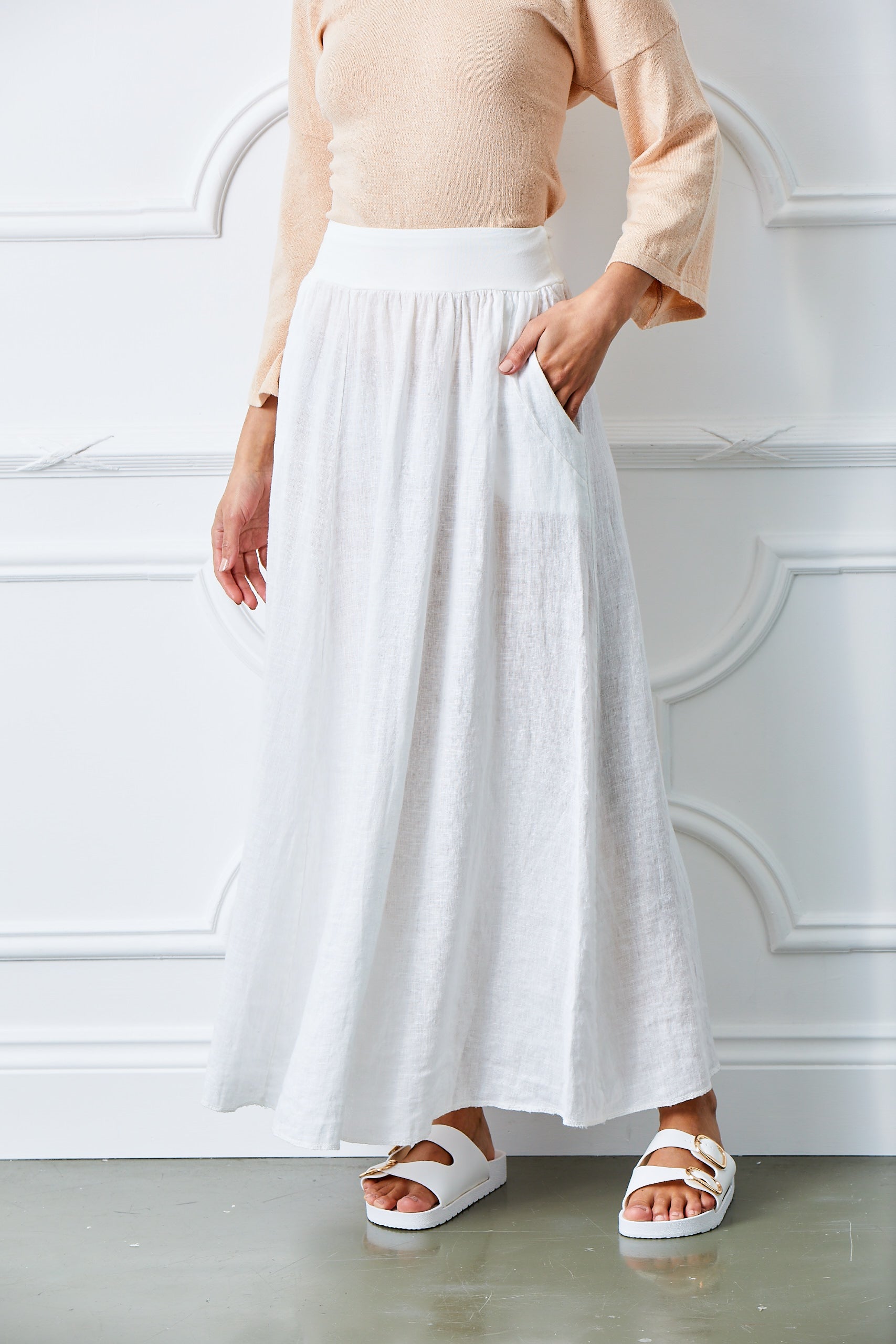 Lili Linen Skirt