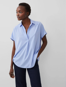 Crepe Light Popover Shirt