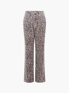 Charlie Leopard Print Denim Jeans