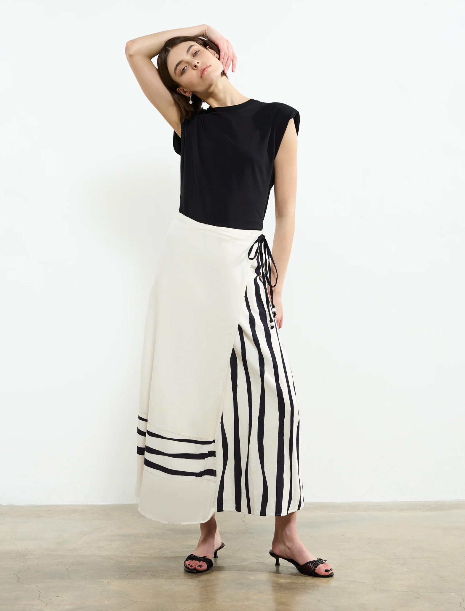 Linen Blend Skirt