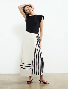 Linen Blend Skirt