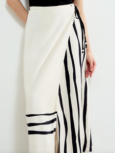 Linen Blend Skirt
