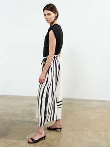 Linen Blend Skirt