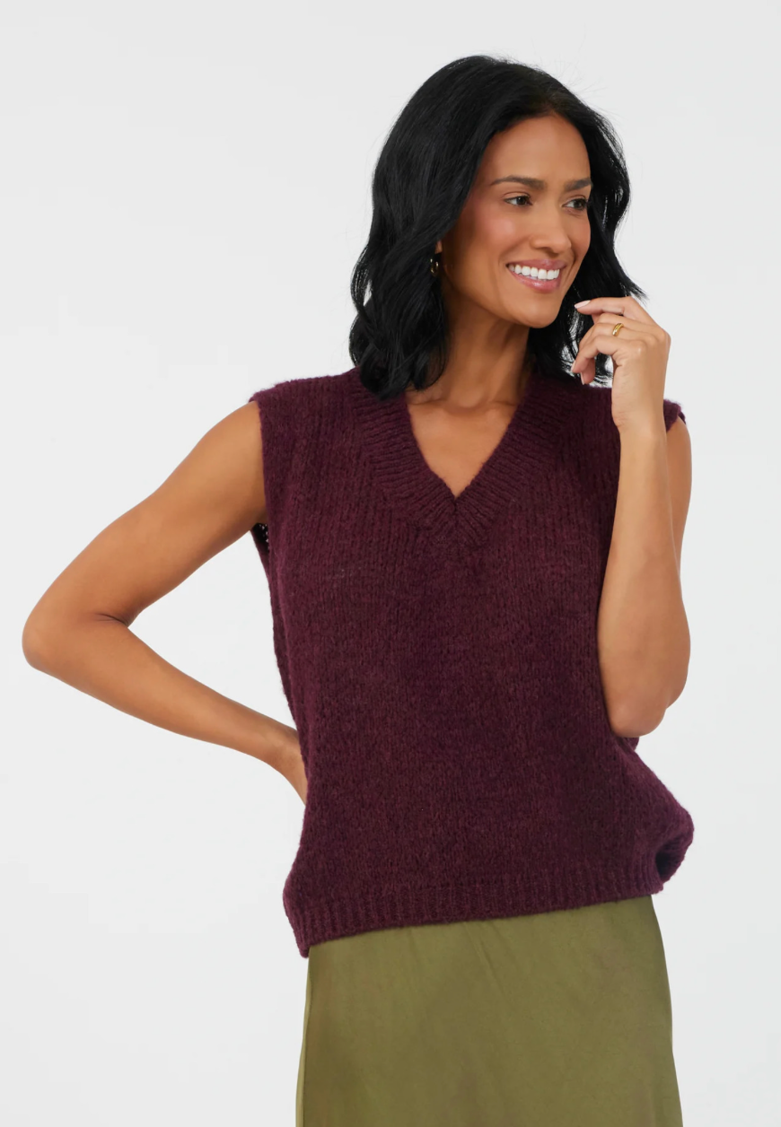 Soft Knit V-Neck Tank
