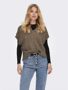 V-Neck Knitted Vest