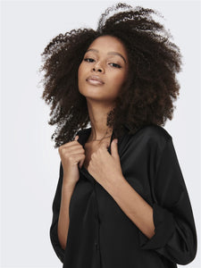 Long Sleeve Sateen Shirt