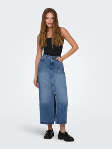 Long Denim Skirt