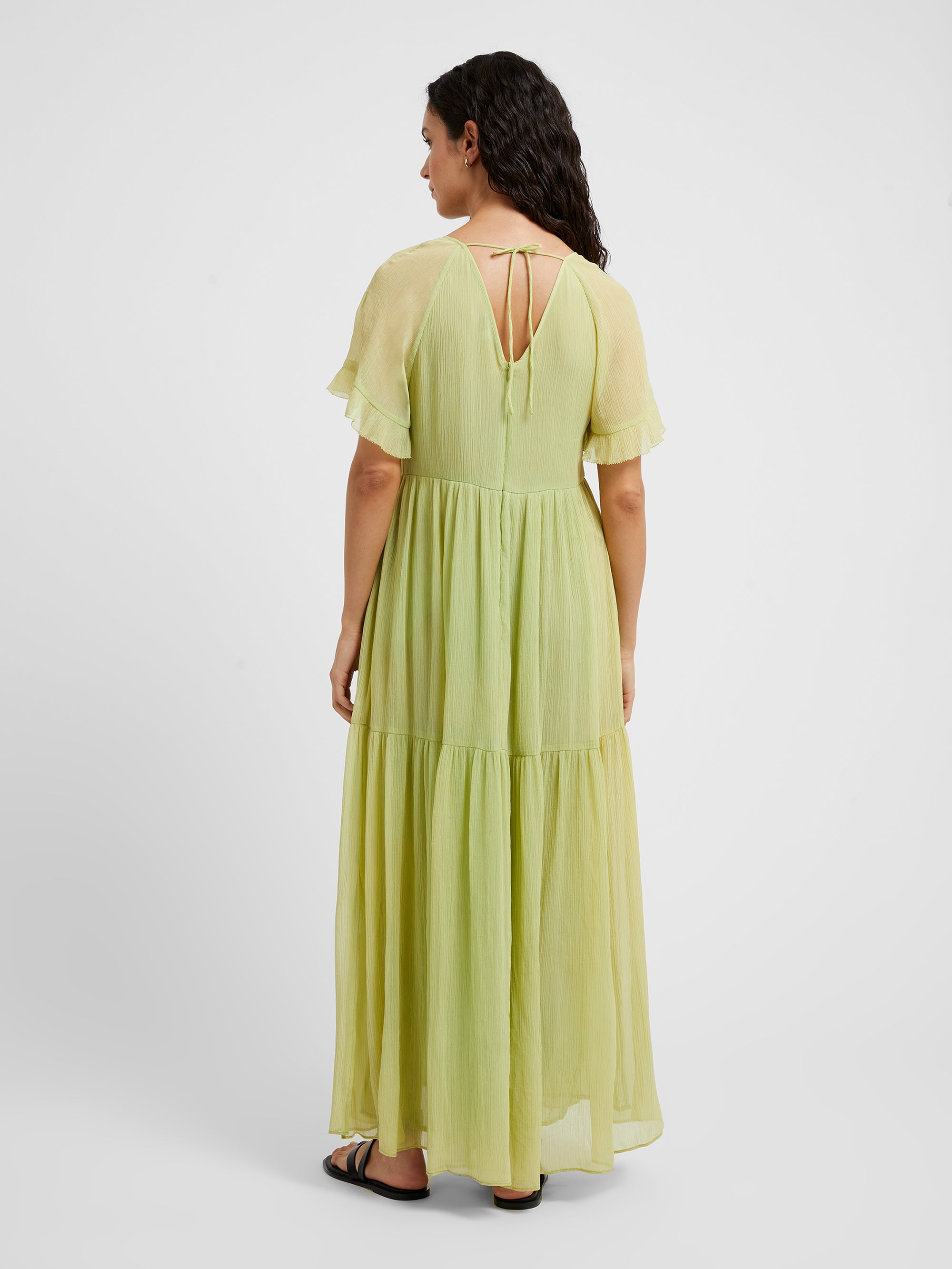 Gossamer Chiffon Tiered Maxi Dress