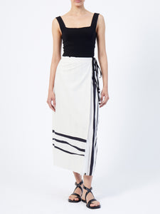 Linen Blend Skirt