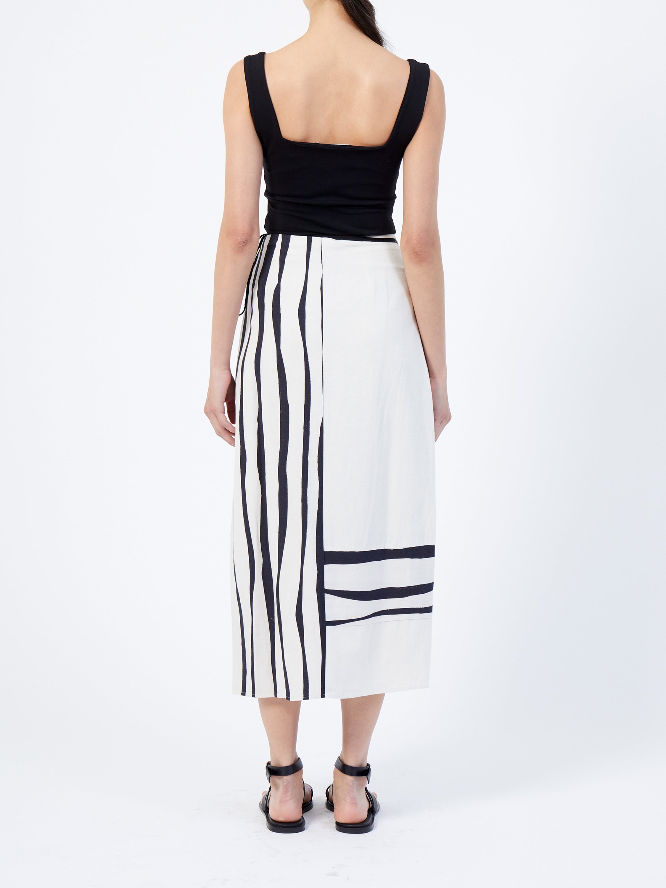 Linen Blend Skirt