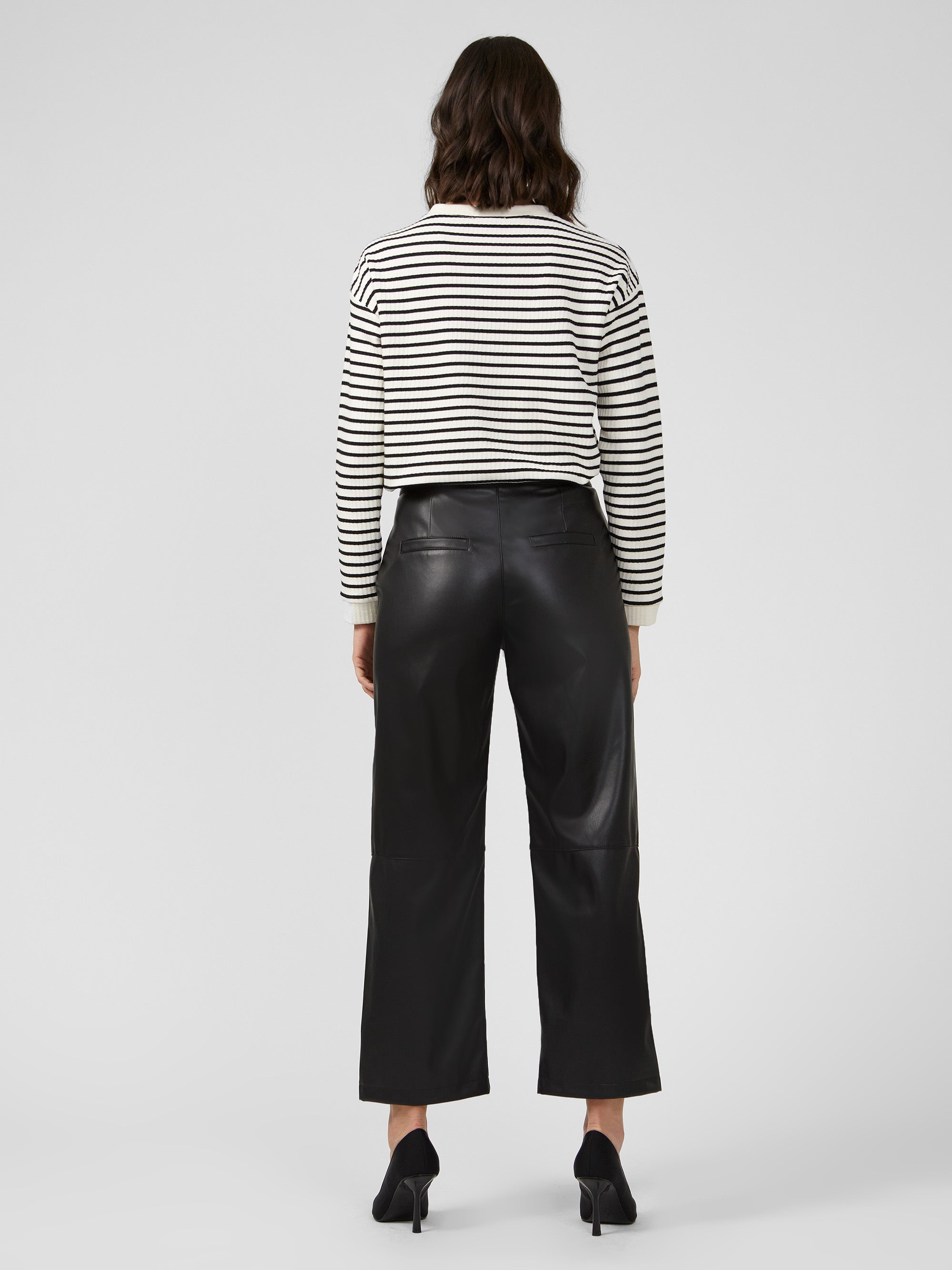 Faux Leather Trousers