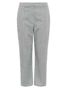 Cotton Micro Pinstripe Trousers