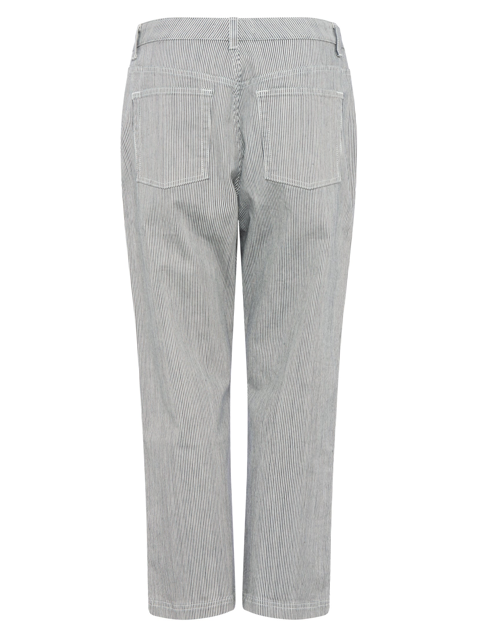 Cotton Micro Pinstripe Trousers