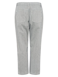 Cotton Micro Pinstripe Trousers