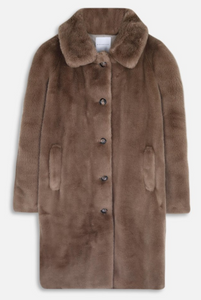 Long Faux Fur Coat