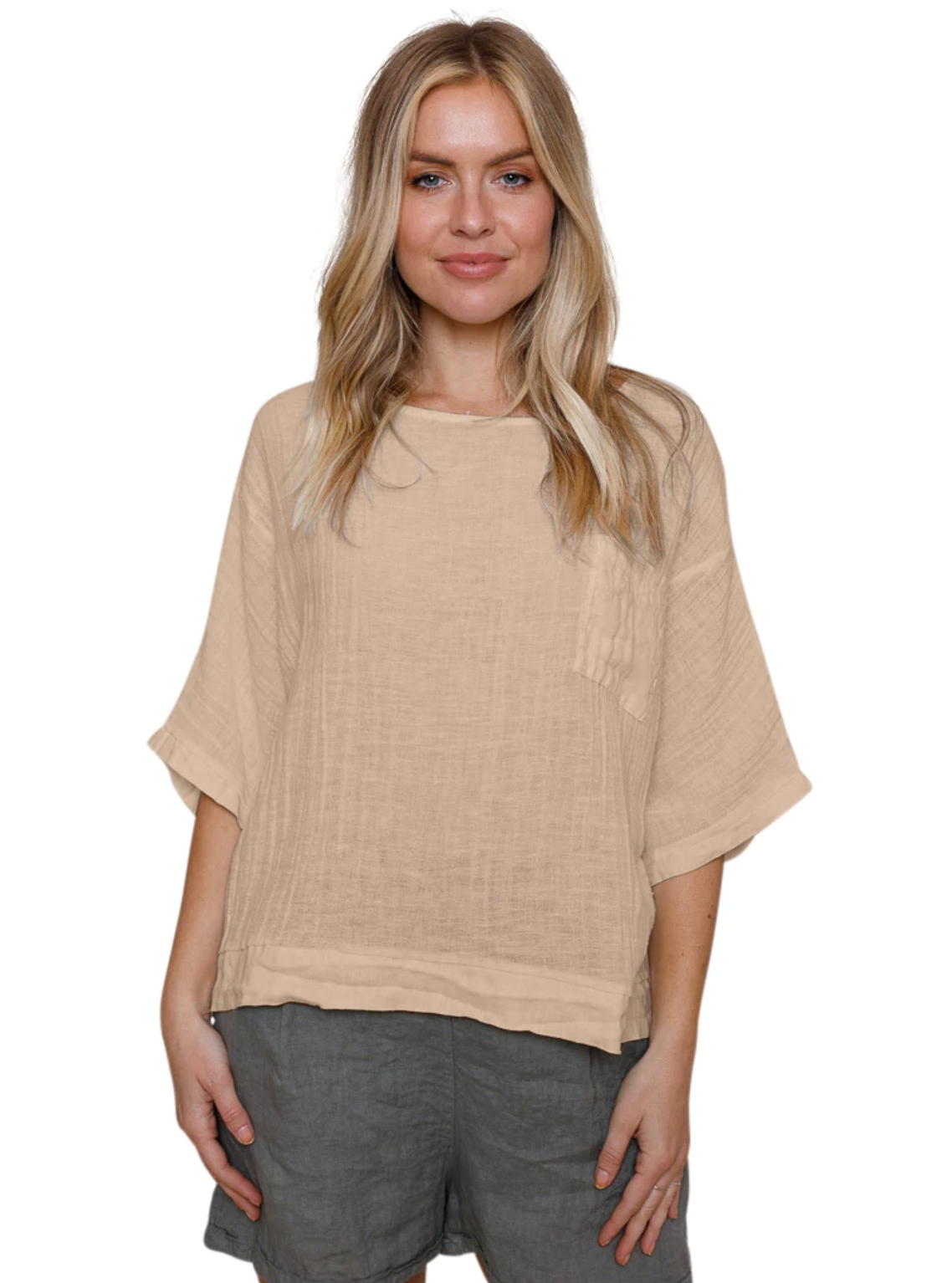 Sunny Linen/Cotton Top