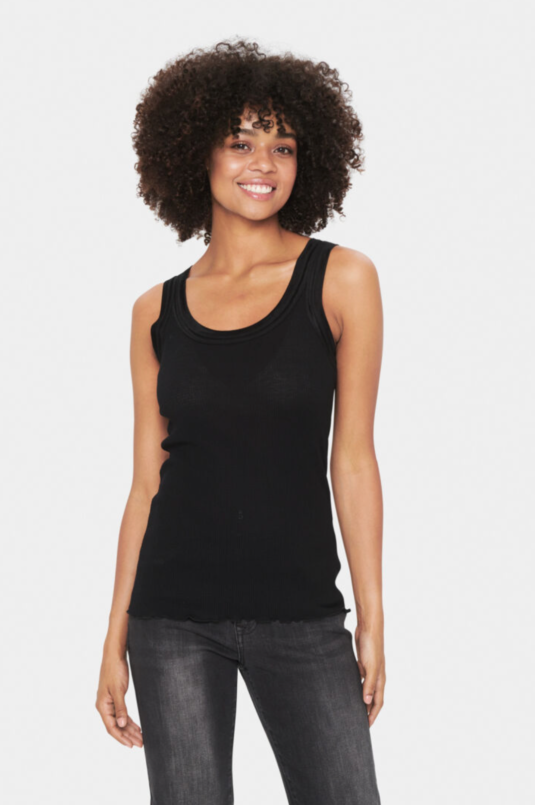 Gloria Tank Top - Black