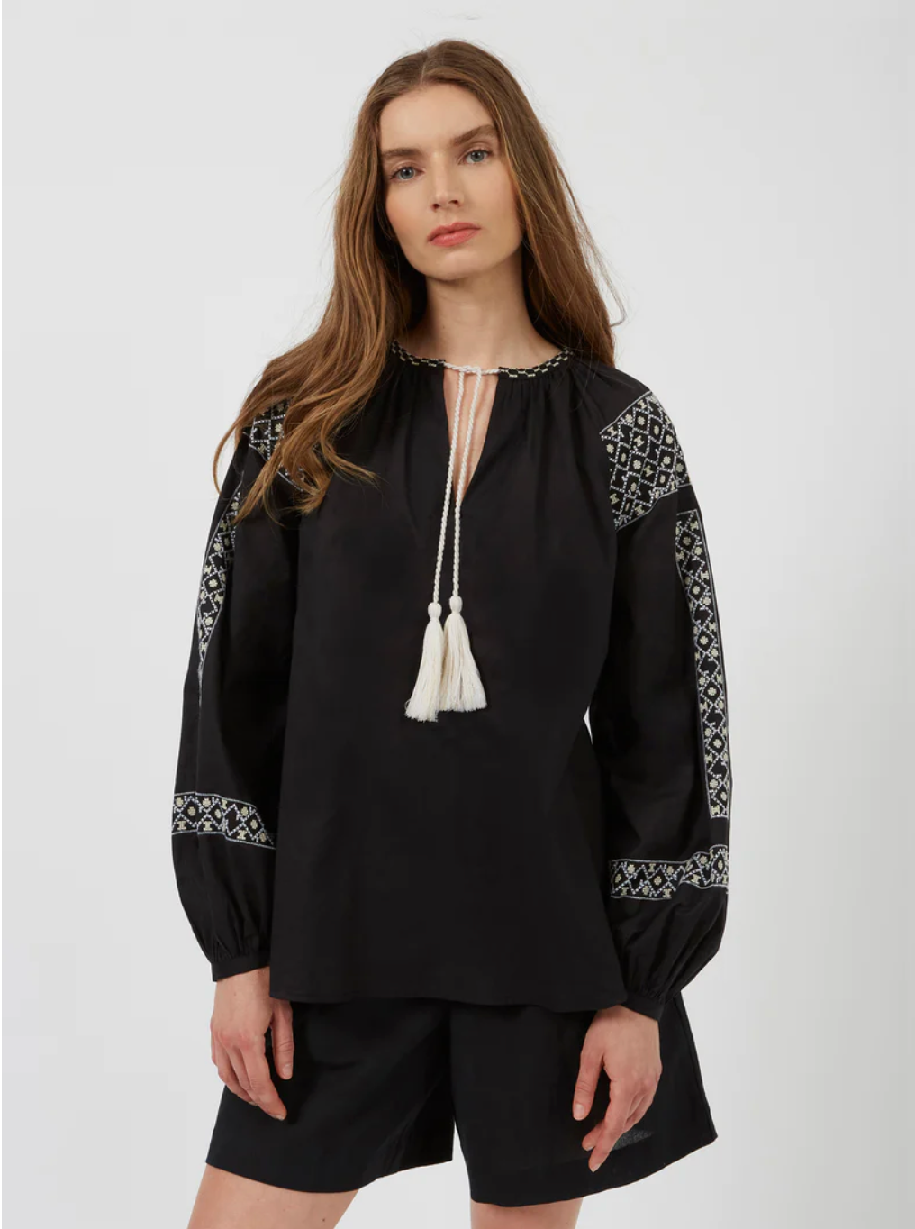 Santa Cruz Embroidered Blouse