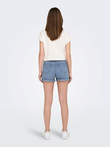 Regular Fit Denim Shorts