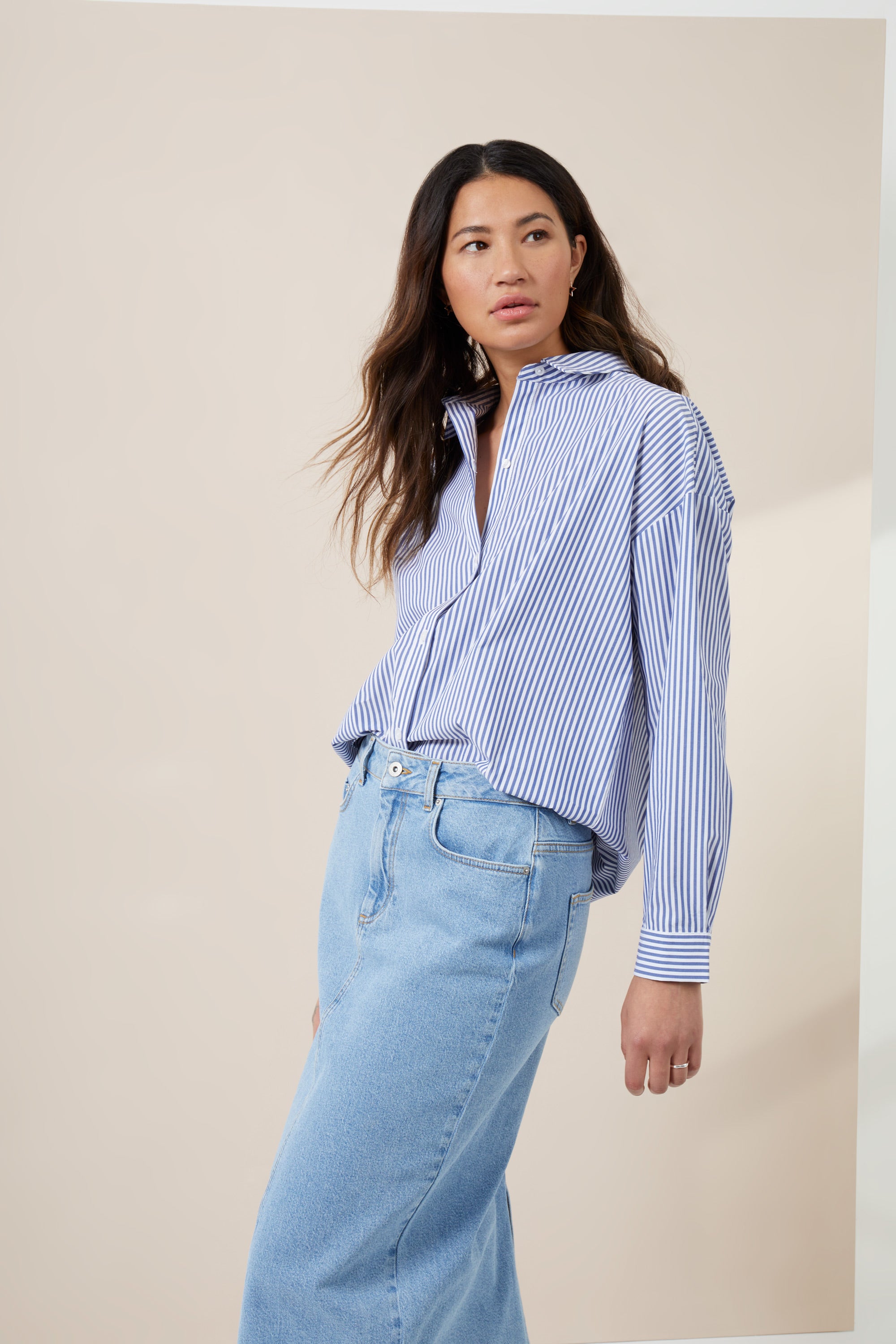 Boyfriend Stripe Shirt