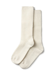 Wool Rib Socks